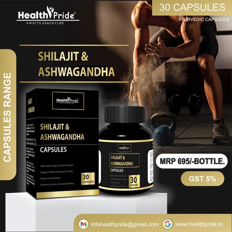 Shilajit & Ashwagandha Capsules